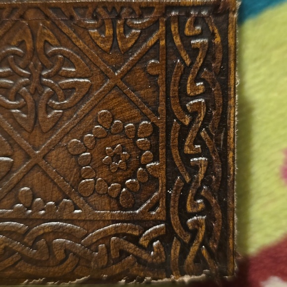 ♥️BUY 2 GET 1 FREE Earthbound Brown Embossed Clock Leather Journal - Picture 10 of 13